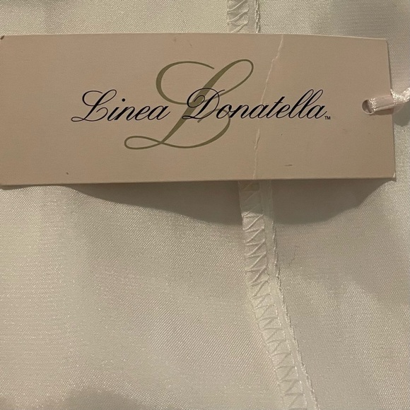 New Linea Donatella White Satin “Bride” Robe Size Small NWT - Picture 10 of 11